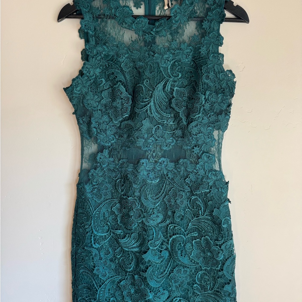 Gorgeous Teal Lace Dress